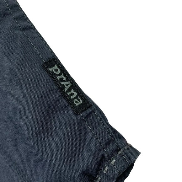 PRANA Broderick Short Sleeve Button Up Shirt Men's Med Organic Cotton Blue Ridge - Picture 6 of 11